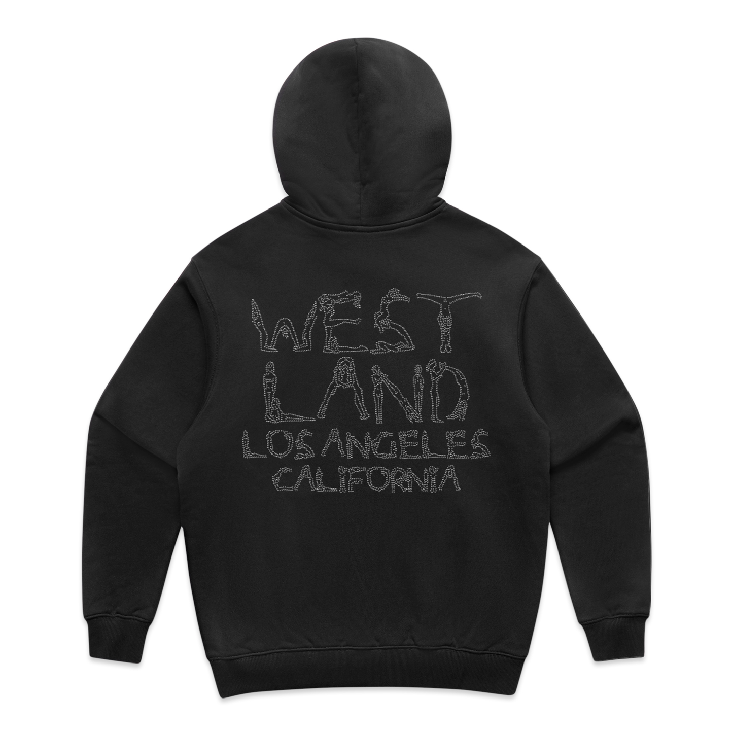 WESTLAND LA GLOCK RHINESTONE HOODIE